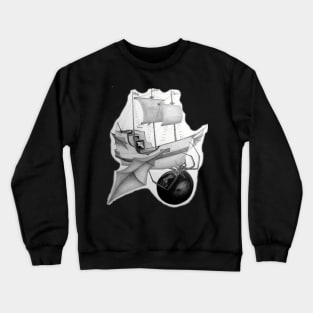 Black Widow Airship Crewneck Sweatshirt